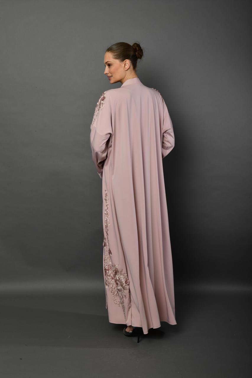 Blush Bloom Embellished Abaya